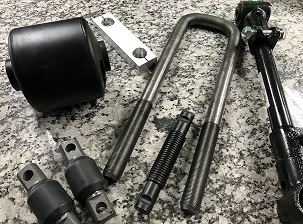 Example of parts used during repairs.